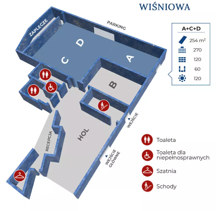 Sala Wiśniowa A+C+D — Hotel Lenart ****, Wieliczka (2)